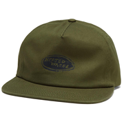 The Heated Wheel Oval Unstructured Hat - Army Green