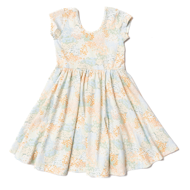 The Summer Sleeve Ballet Dress in Watercolor