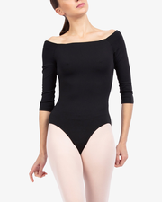 3/4 sleeves leotard