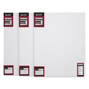 Blick Premier Heavyweight Stretched Cotton Canvas - 48" x 60", 1-3/8" Profile, Pkg of 3