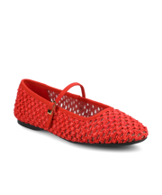 The Hummingbird - Mary Jane Red Openweave