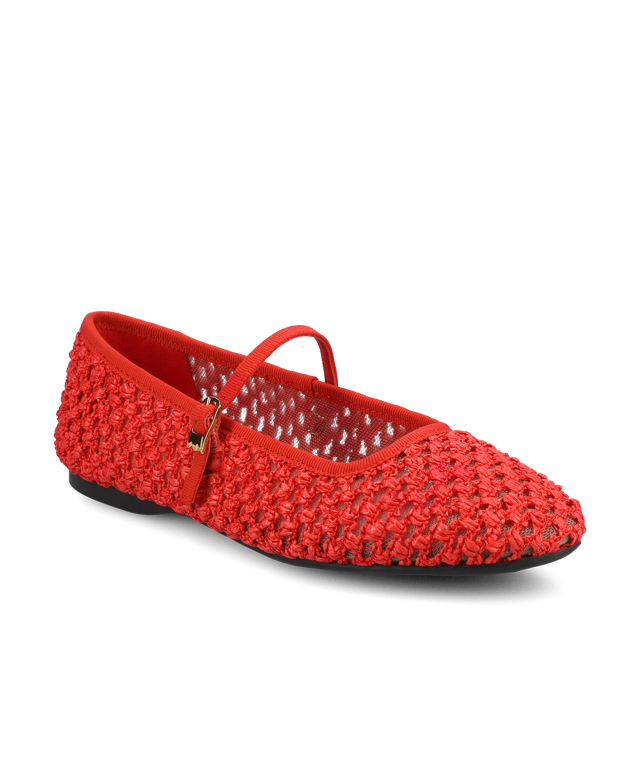 The Hummingbird - Mary Jane Red Openweave