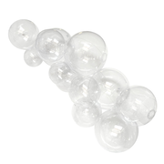 SHIPS NOW • Balloon Garland: 12-Cluster in Clear (Transparent) • FINAL SALE