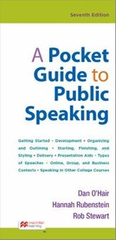 A Pocket Guide to Public Speaking  7th edition
