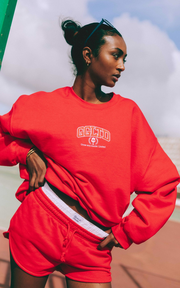 Unisex Varsity Sweatshirt - Red