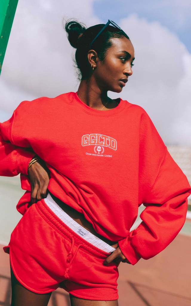 Unisex Varsity Sweatshirt - Red