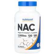 NAC, 1,000 mg, 120 Tablets