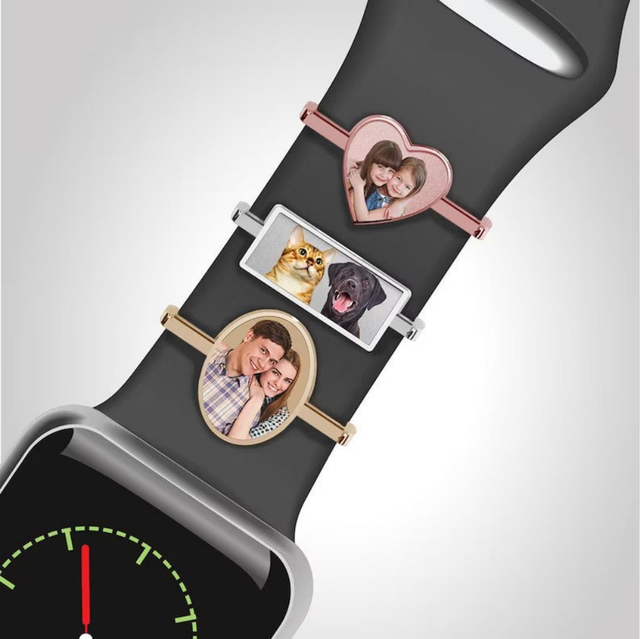 Custom Watch Band Charm Personalized Smart Watch Photo Charm