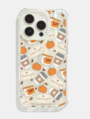 Gilmore Girls x Skinnydip Coffee Pattern Shock iPhone Case