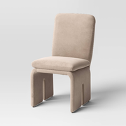 Safflower Sculptural Dining Chair Dark Tan (FA) - Threshold™