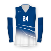 Shade Women's Sleeveless with Sleeves Sublimated Volleyball Jersey