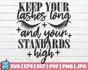 Keep Your Lashes Long And Your Standards High