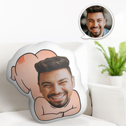 Custom Face Pillow Minime Dolls Funny Guy Personalized Photo Gift for Her