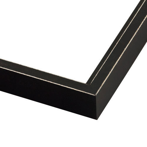 Distressed Black Canvas Floater Picture Frame