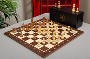The Library Championship Series Chess Set, Box, & Board Combination