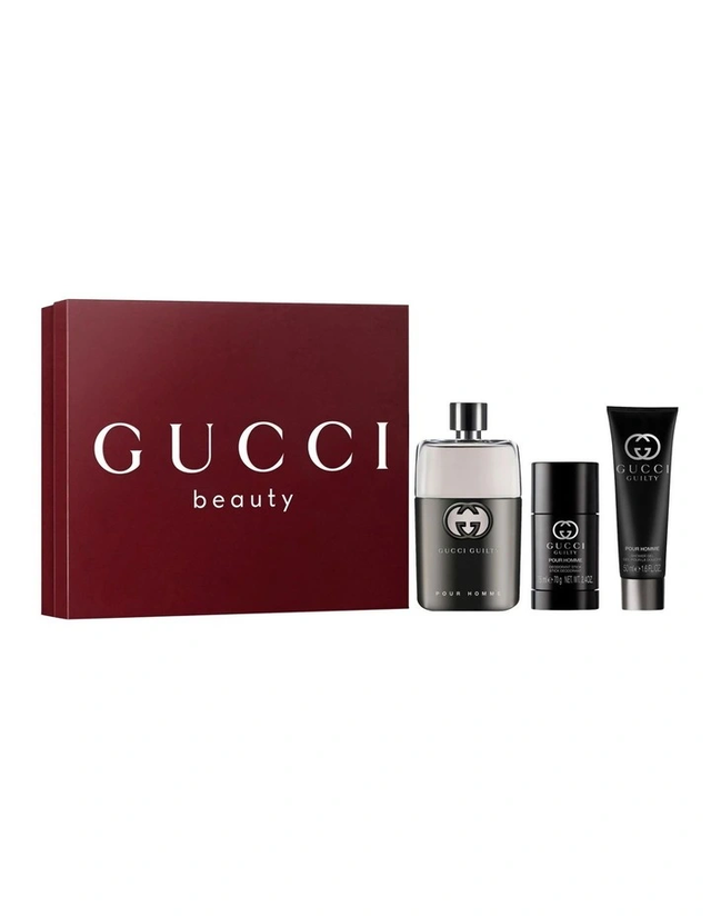 Men's 3-Pc. Guilty Pour Homme Eau De Toilette Gift Set