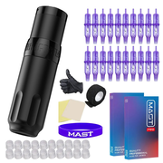 Tattoo Kit | Dragonhawk X5 Tattoo Machine Wireless Starter Bundle