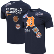 Men's Detroit Tigers Pro Standard Navy Championship T-Shirt
