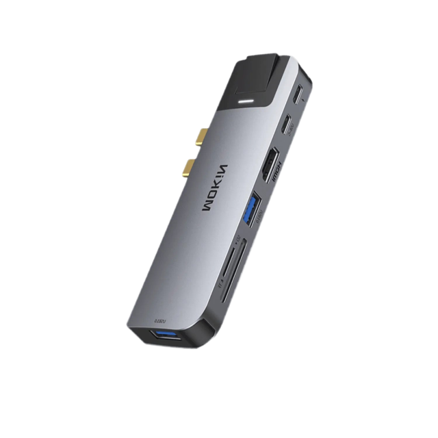 MOKiN 8 IN 2 USB C Multiport Adapter Hub Laptop Dongle