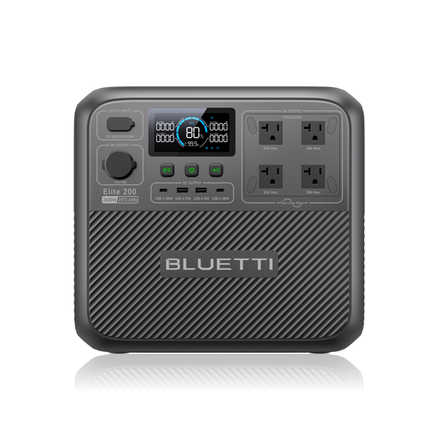 BLUETTI Elite 200 V2 Portable Power Station | 2600W 2073.6Wh