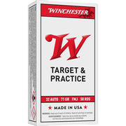 Winchester USA Handgun Ammunition .32 ACP 71 gr FMJ 50/ct