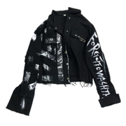 CHALKED™ Graffiti Jean Jacket