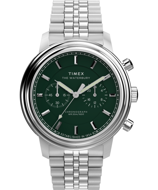 Waterbury Metropolitan Chronograph 41mm Stainless Steel Bracelet Watch