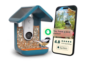 Smart Bird Feeder with Solar Roof