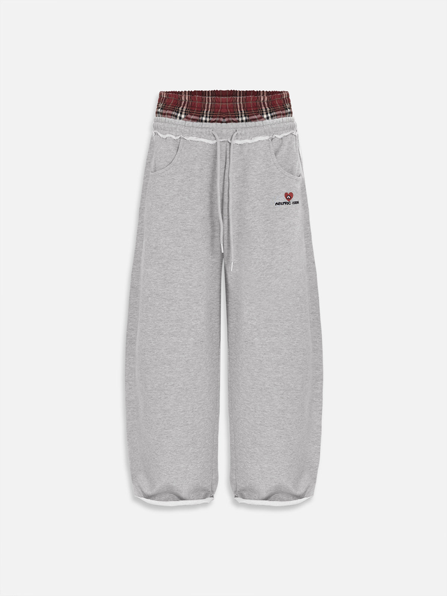 Aelfric Eden Plaid Patchwork Sweatpants