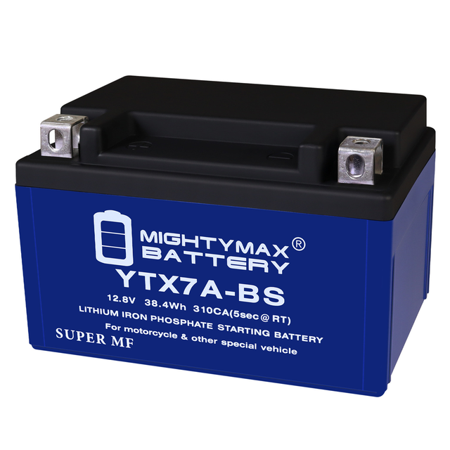 YTX7A-BS Lithium Replacement Battery for High Performance PowerSports