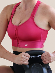 Flex Sports Bra™ - Radiant Raspberry Ribshine