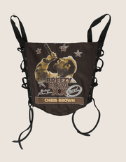 custom Chris Brown "Breezy Bowl" full length side lace up corset