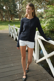 Amalie Cable Knit Cardigan