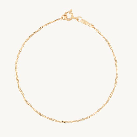 Sweet Nothing Gold Chain Bracelet
