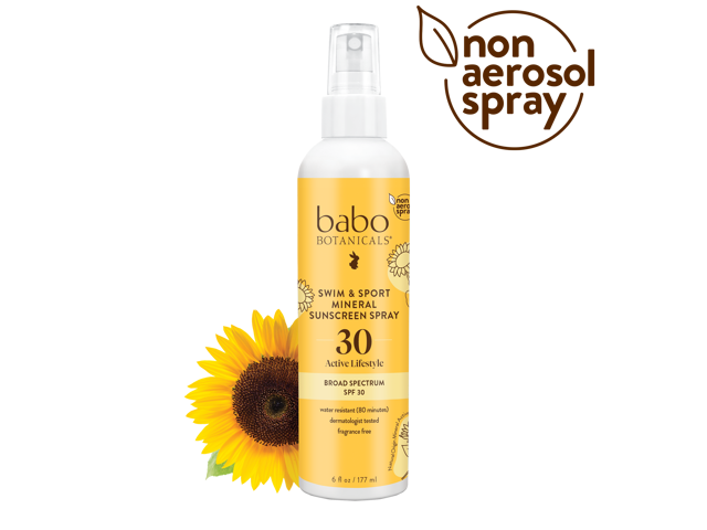 Swim & Sport Mineral Sunscreen Spray SPF30