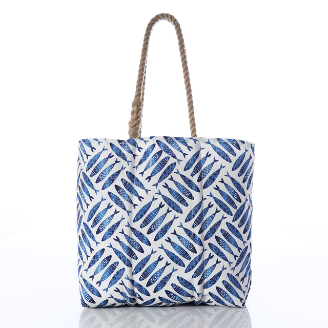 Fish Print Tote
