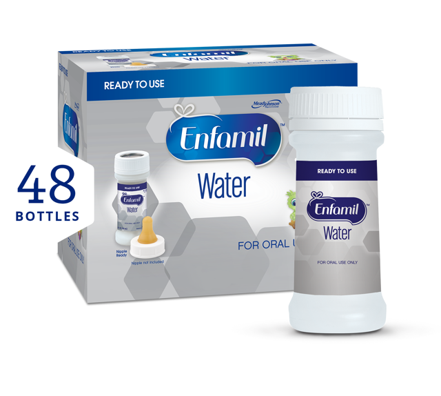 Enfamil® Water - Ready to Use - 2 fl oz Bottles (Case of 48)