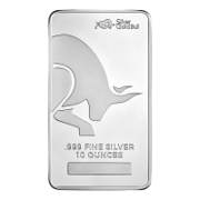 10 oz Silver Gold Bull Silver Bar | AT SPOT PRICE | Sunshine Minting