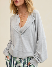 Aerie Happy Snit Henley T-Shirt