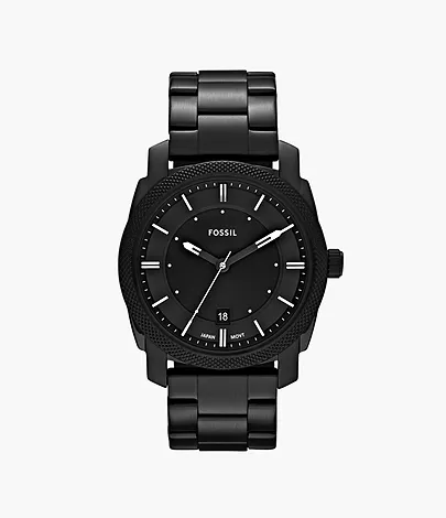 Machine Black Stainless Steel Watch