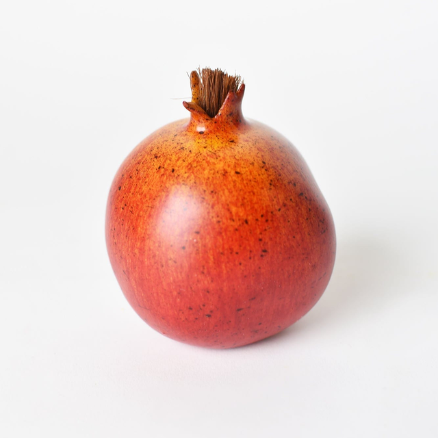 3.5" Faux Pomegranate Fruit