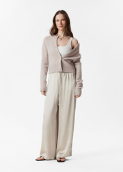 Drawstring Satin Trousers