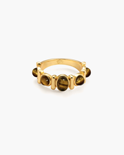 Tiger's Eye Band Ring