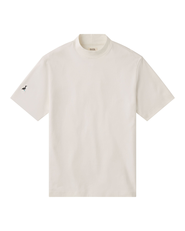 SIGNATURE MOCK NECK | SEA SALT