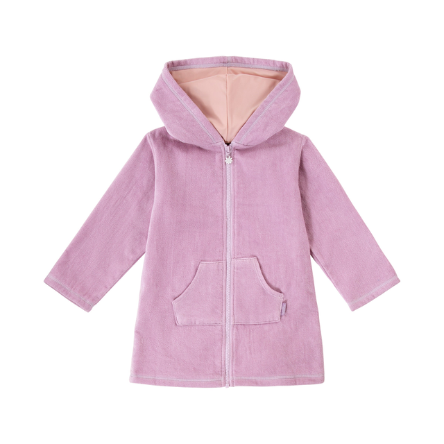 Kid's Hooded Terry Beach Cover-Up