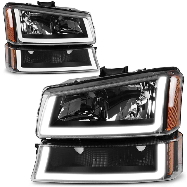 YITAMOTOR® 2003-2006 Chevy Silverado W/ LED DRL Headlights
