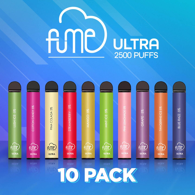 Fume Ultra Disposable Vape 2500 Puffs - 10 Pack