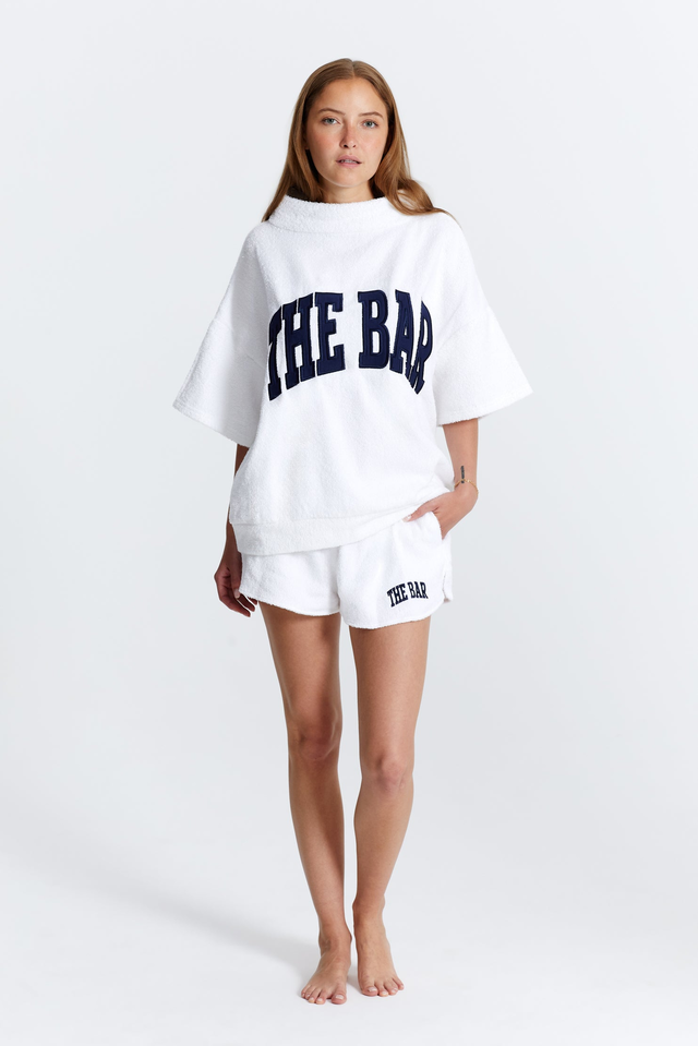 TERRY SHORTS - WHITE