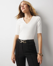 WHBMFORME™ All Ways Stretch Elbow-Sleeve Tee