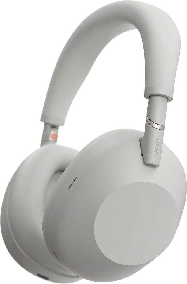 Certified Refurbished - Sony WH-1000XM6 The Best Wireless Noise Canceling Headphones - Platinum Silver
